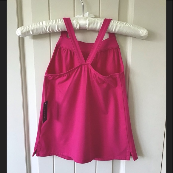 NWT Lands End Little Girls Hot Pink Blouse Tank Top Size 4 - Picture 3 of 7